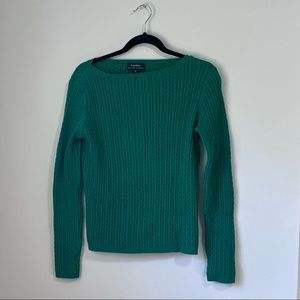 Lauren Ralph Lauren Green Crew Neck Sweater